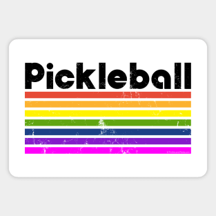 Pickleball Rainbow Magnet